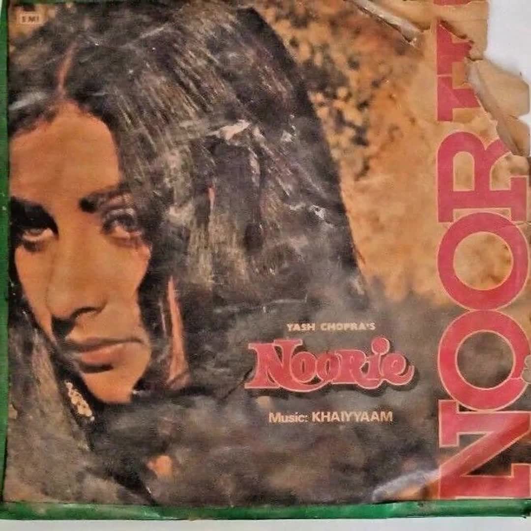 希少なポリドール・インド映画音楽ビニールレコード：ヴィンテージ